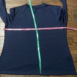 Women’s Classic Navy Blue Long Sleeve Top Size 2XL